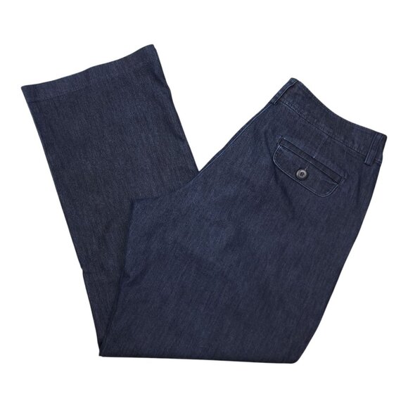 Lee Womens Natural Bootcut Denim Jeans Size 16 Medium Lightweight Wide Leg - Picture 9 of 9